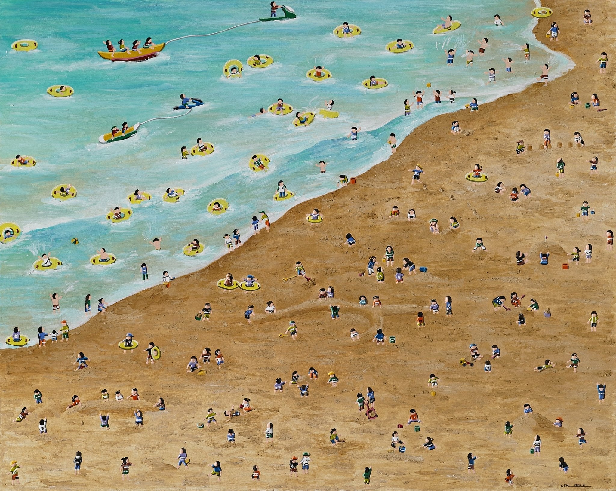 korean art, Hot - summer - DOKHBI ARTWORKS Lee Kyoung Hyun Painting