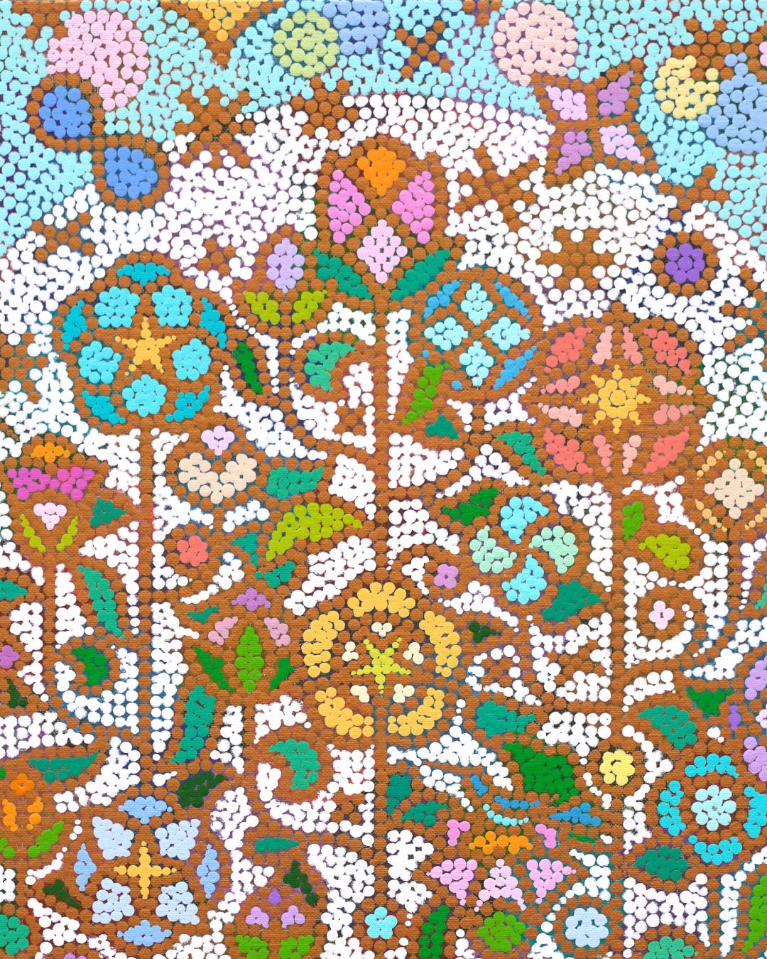 korean art, Humming garden 20-4 - DOKHBI ARTWORKS Kim young-jin Painting