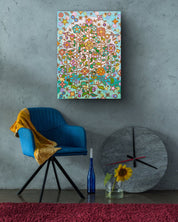 korean art, Humming garden 20-4 - DOKHBI ARTWORKS Kim young-jin Painting