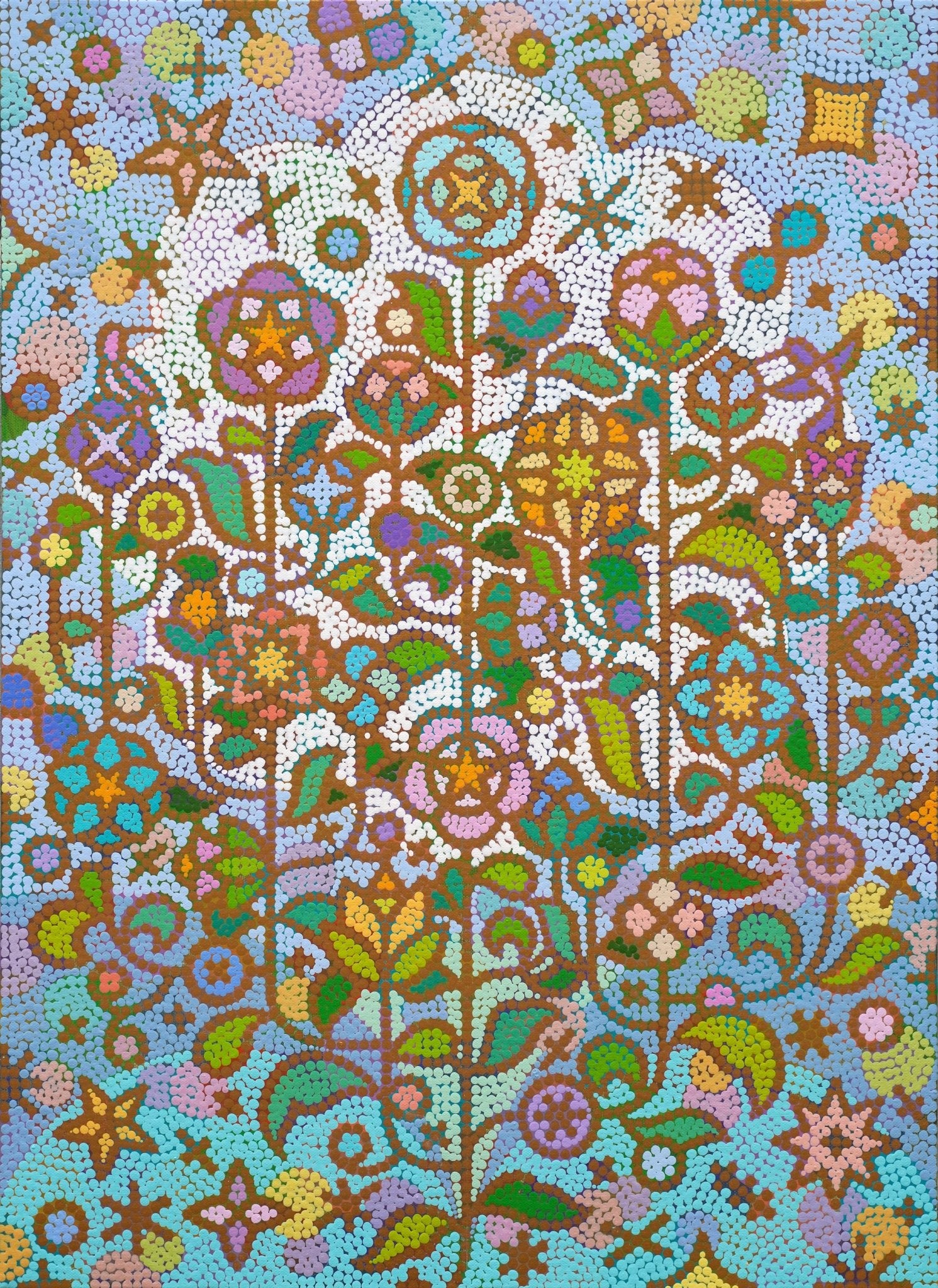 korean art, Humming garden 20-5 - DOKHBI ARTWORKS Kim young-jin Painting