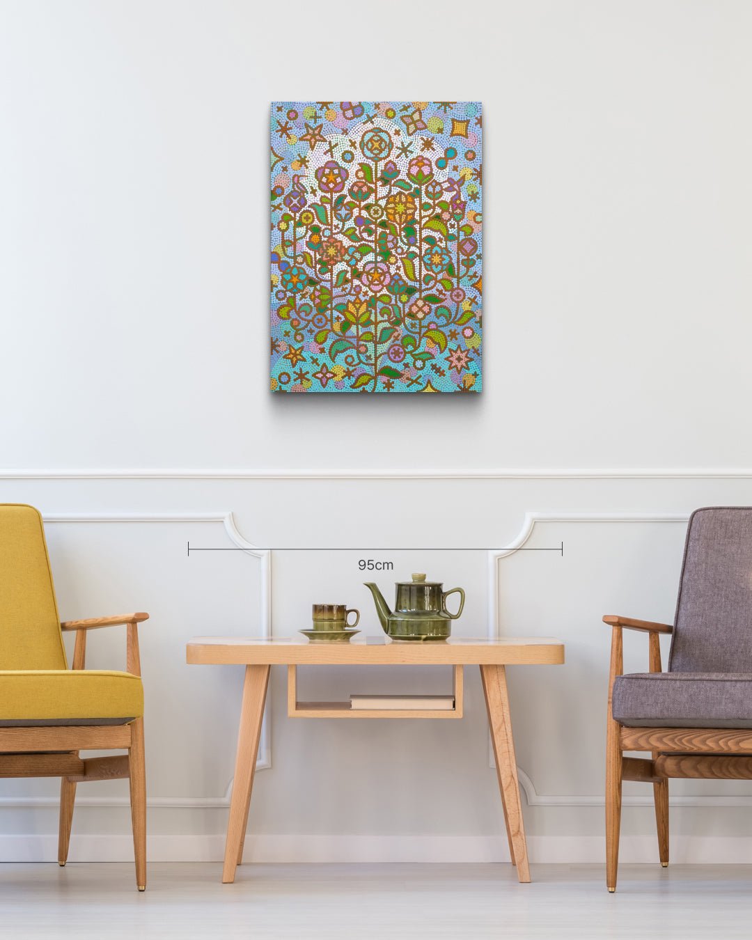 korean art, Humming garden 20-5 - DOKHBI ARTWORKS Kim young-jin Painting