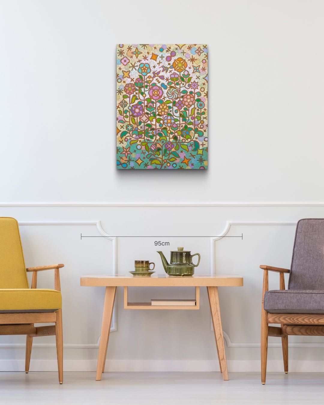 korean art, Humming garden 20-8 - DOKHBI ARTWORKS Kim young-jin Painting