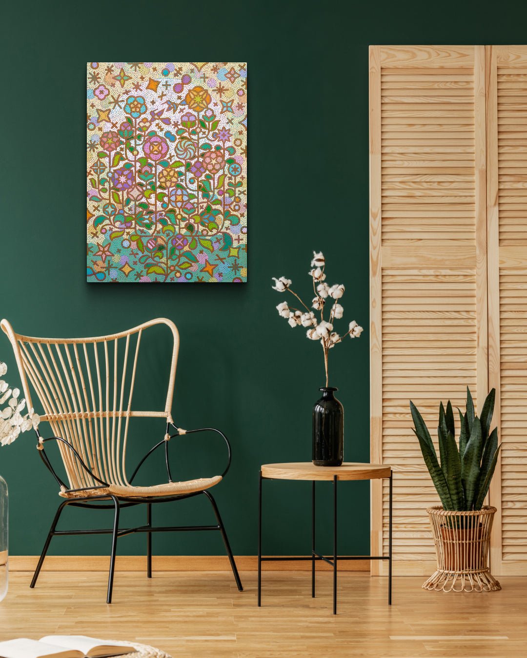 korean art, Humming garden 20-8 - DOKHBI ARTWORKS Kim young-jin Painting