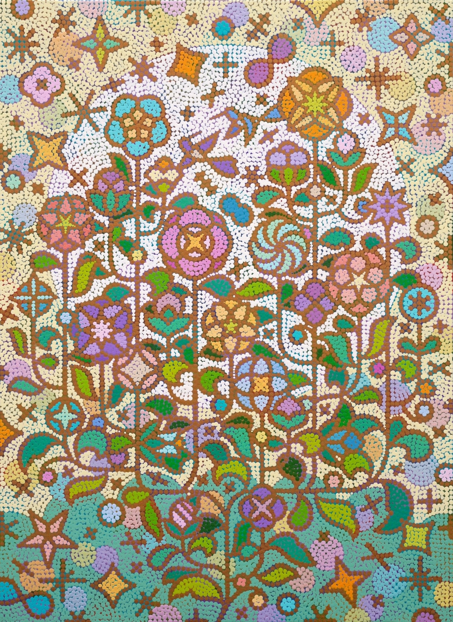 korean art, Humming garden 20-8 - DOKHBI ARTWORKS Kim young-jin Painting