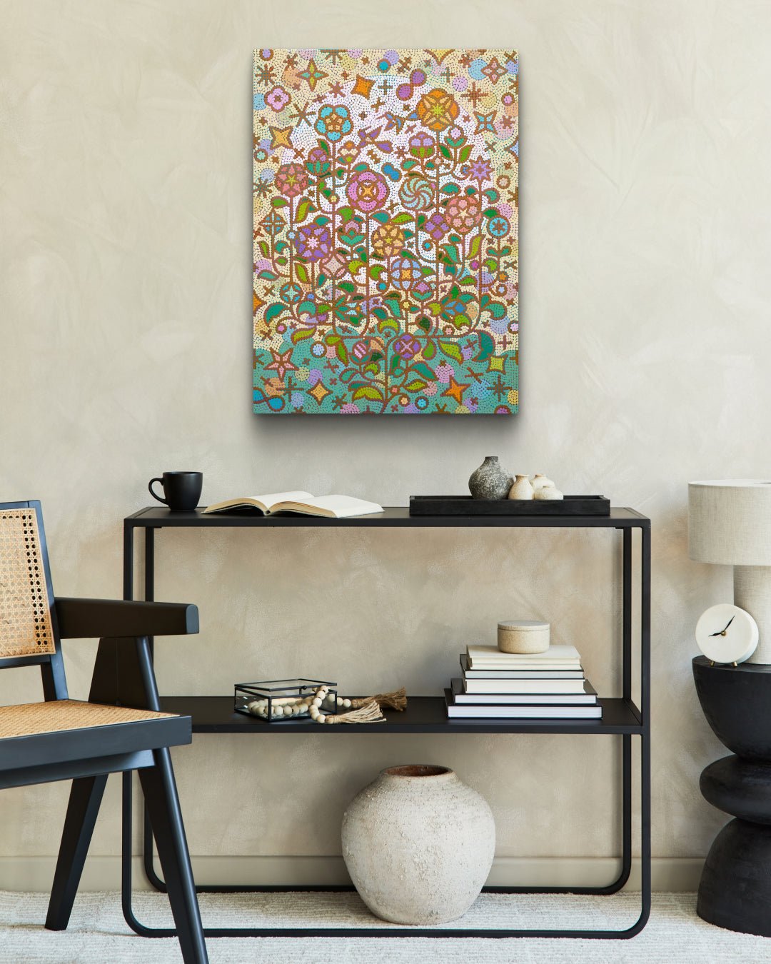 korean art, Humming garden 20-8 - DOKHBI ARTWORKS Kim young-jin Painting