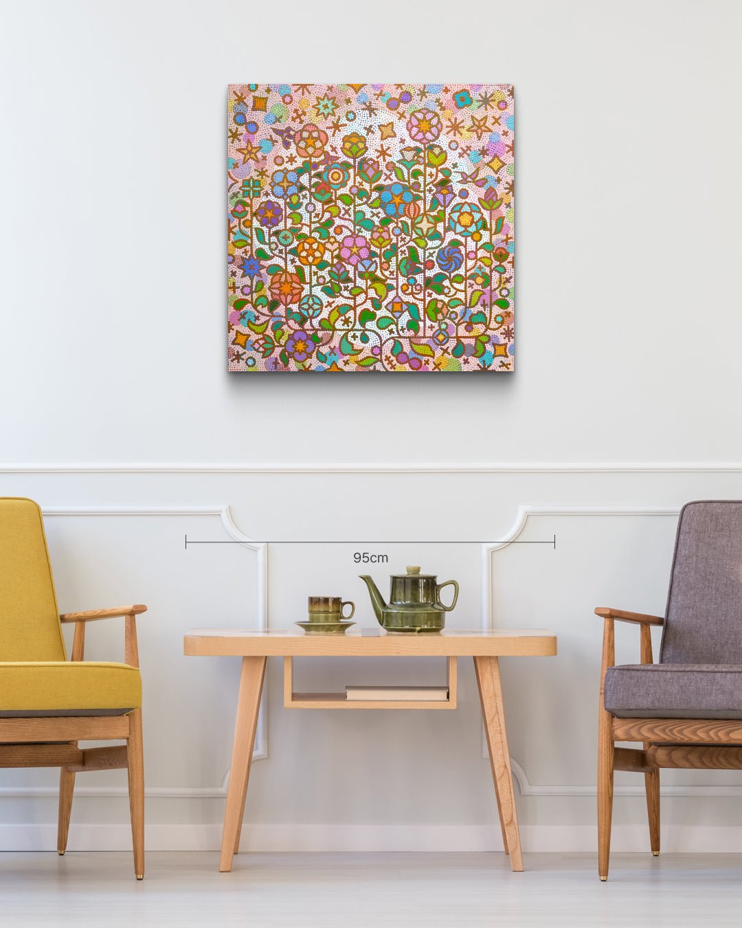 korean art, Humming garden 30 - 9 - DOKHBI ARTWORKS Kim young - jin Painting