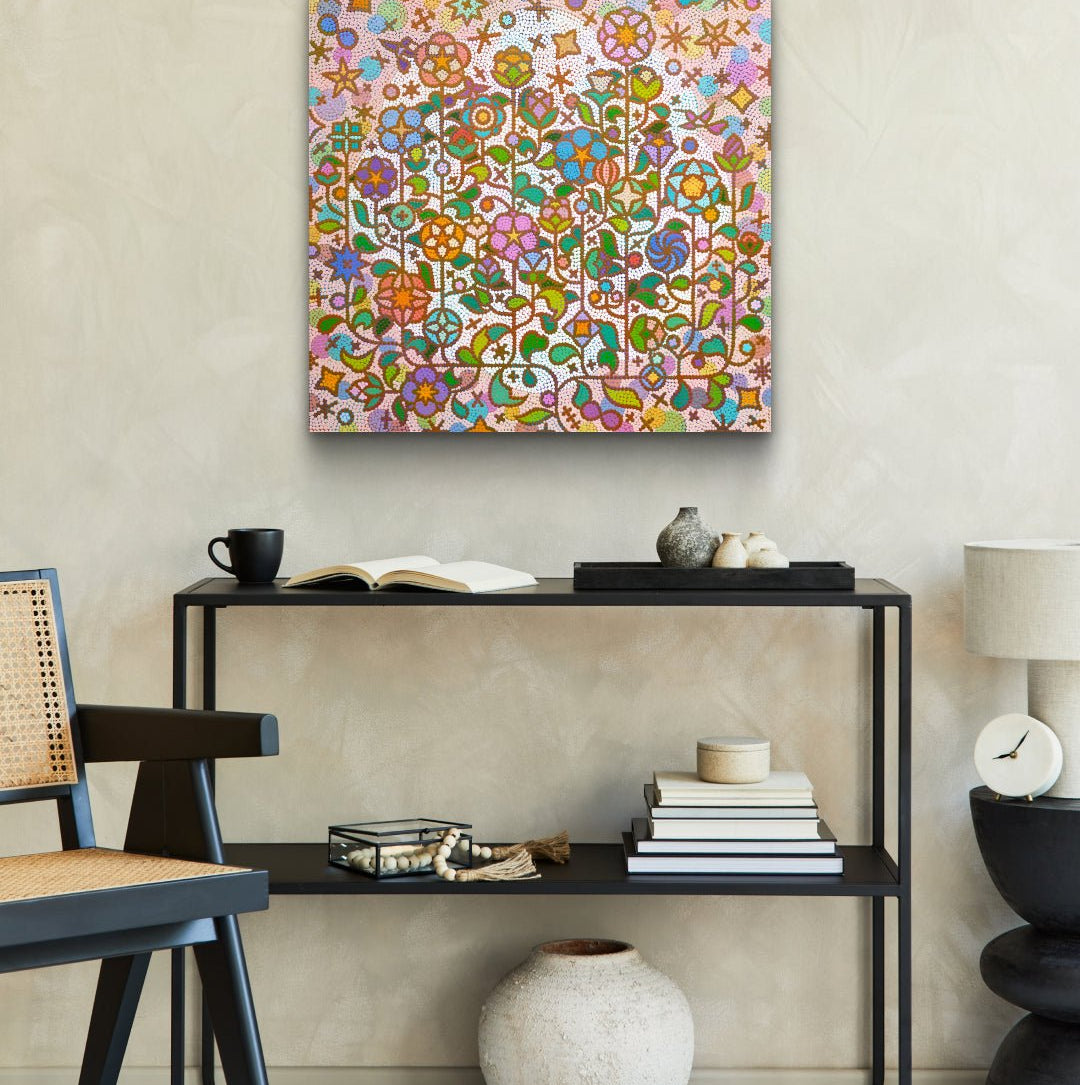 korean art, Humming garden 30 - 9 - DOKHBI ARTWORKS Kim young - jin Painting