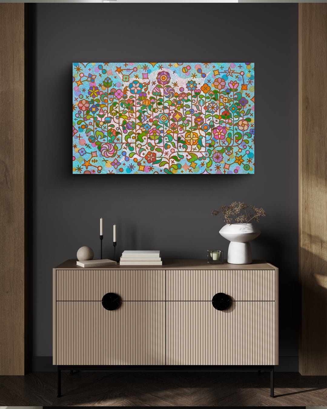 korean art, Humming garden 60 - 2 - DOKHBI ARTWORKS Kim young - jin Painting