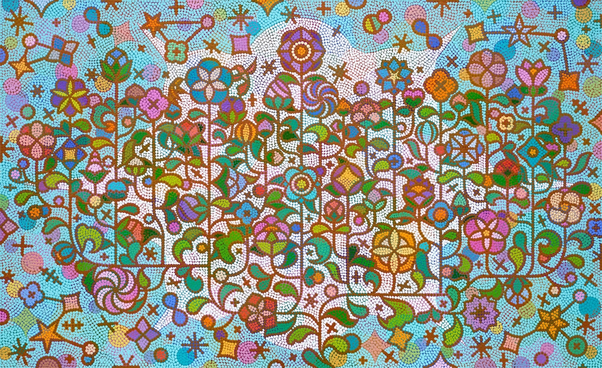 korean art, Humming garden 60 - 2 - DOKHBI ARTWORKS Kim young - jin PaintingARTWORKS