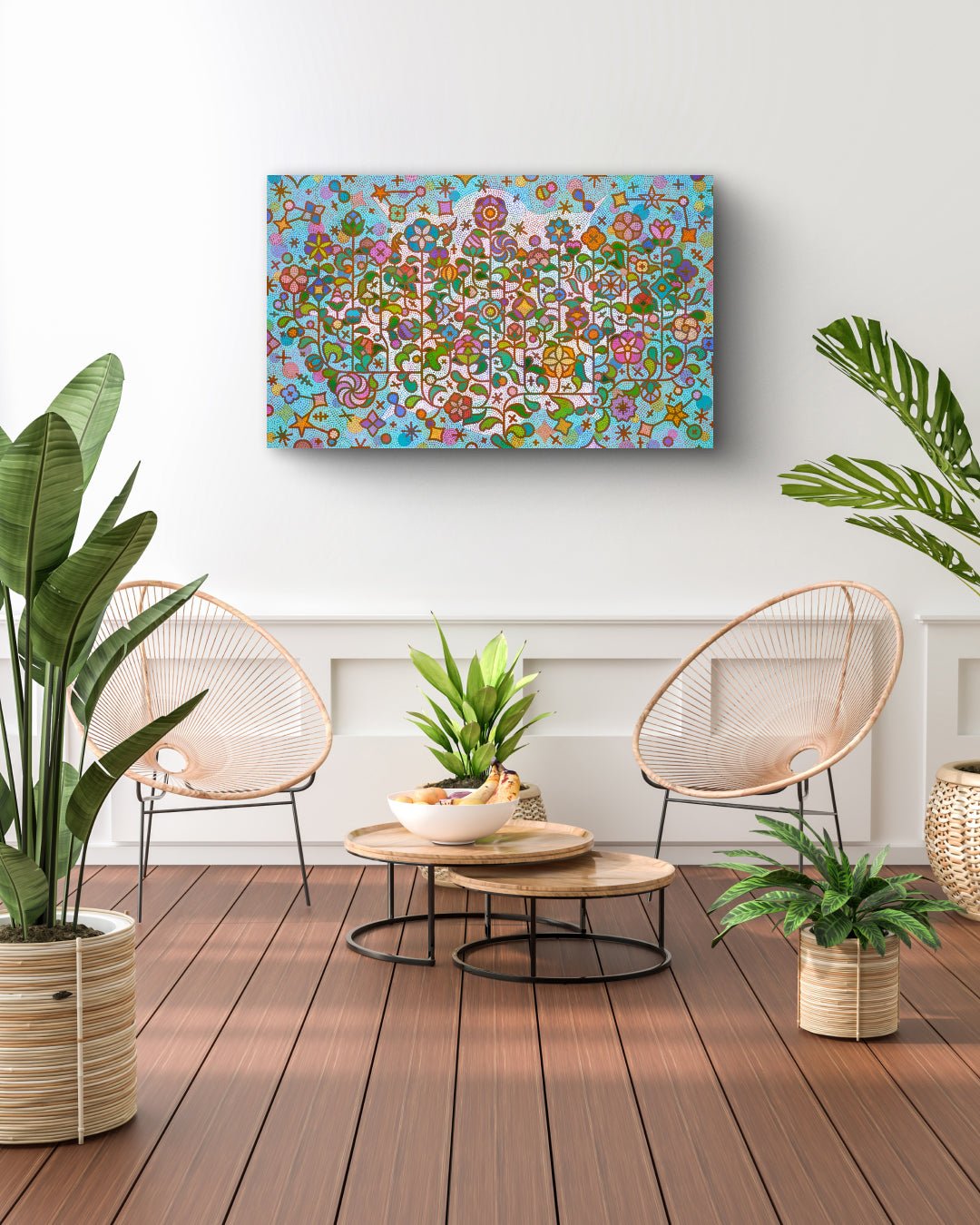 korean art, Humming garden 60 - 2 - DOKHBI ARTWORKS Kim young - jin PaintingARTWORKS