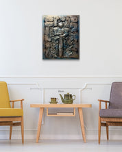I am, Because Who I am (Knight) size reference 72.7x60.6cm - original Korean painting by Luka Kim
