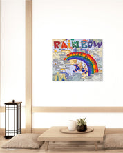 korean art, I Like Rainy Days - DOKHBI ARTWORKS Leeseo Noh Mixed Media