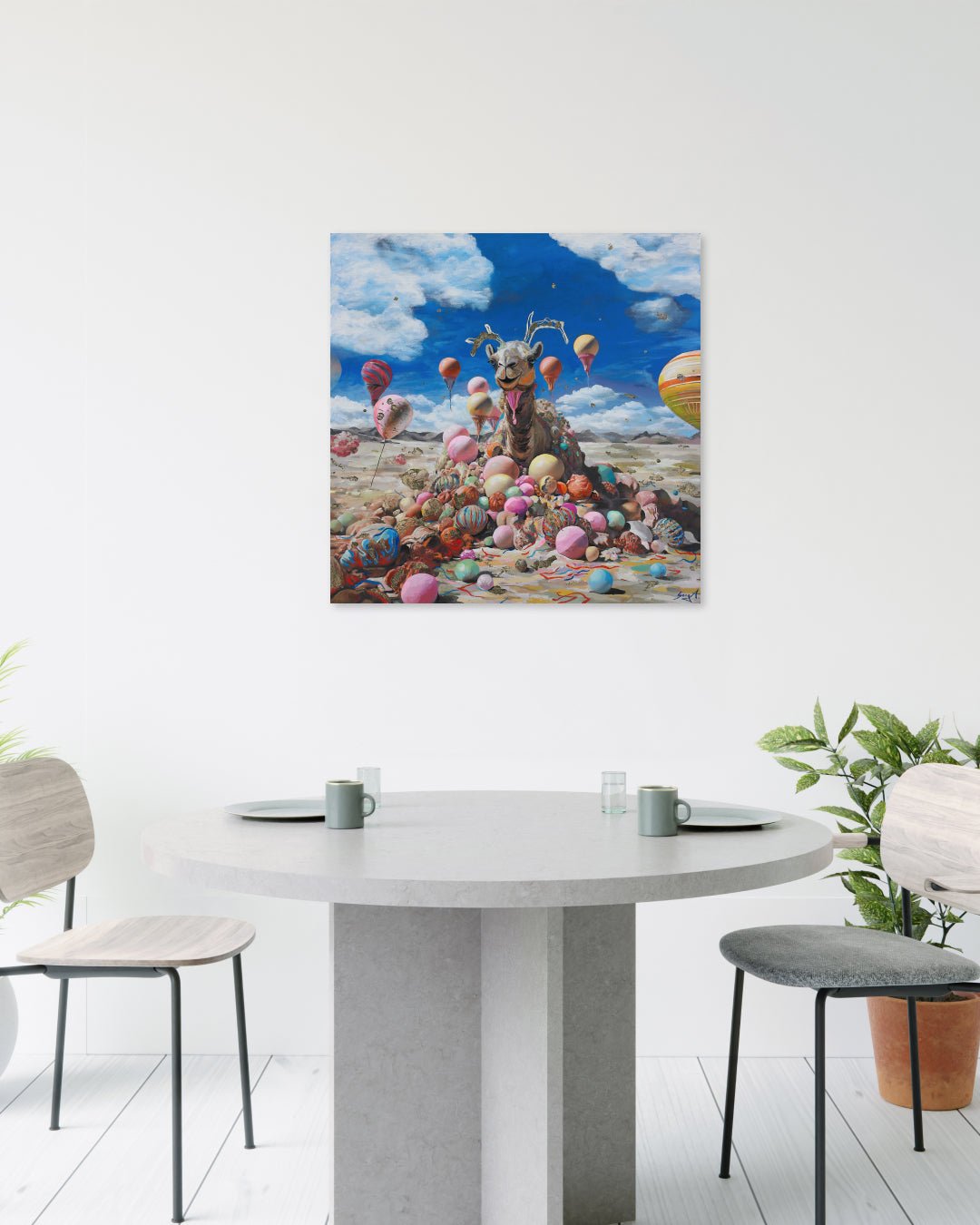 korean art, Ice Cream Party - DOKHBI ARTWORKS Painting Yun Song - A