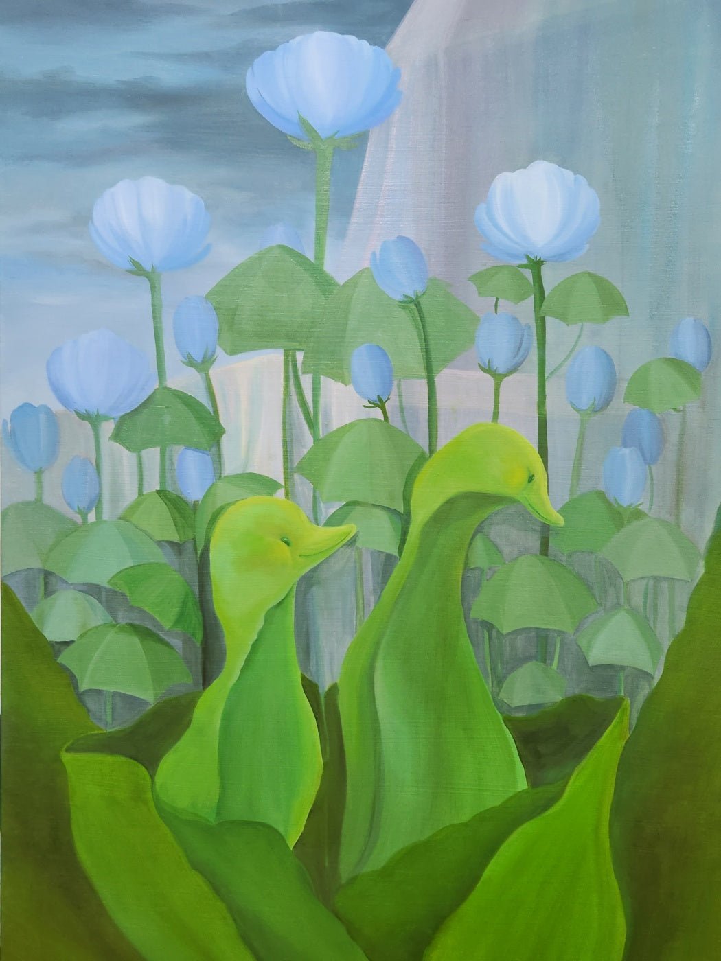 If I'm with you - Oil on Canvas 65.1x90.9cm by Sijin Lee, Korean Contemporary Art 2024