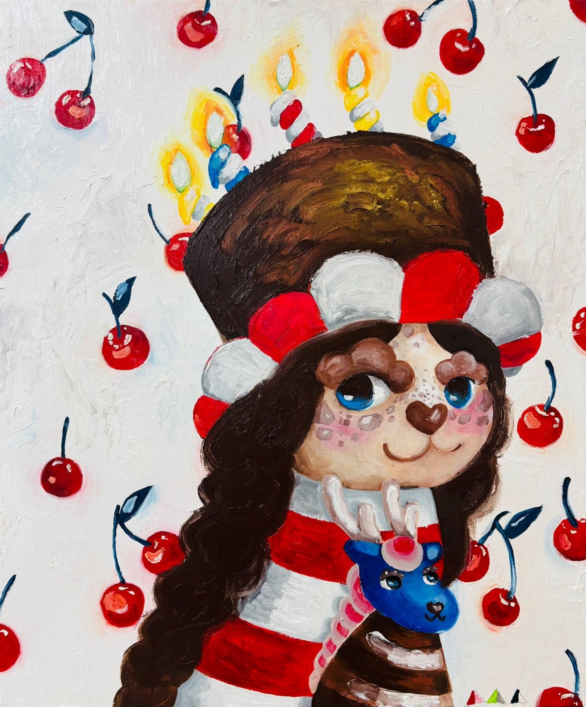 korean art, i'm your cherry cake - DOKHBI $1000 ARTWORKS Leeseo Noh