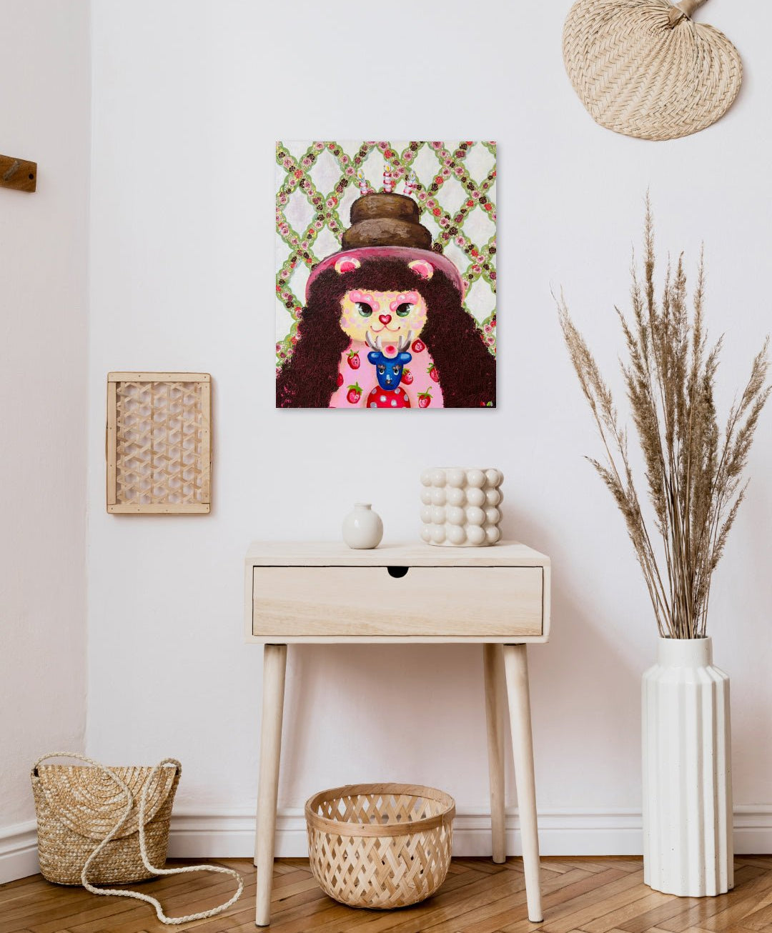 korean art, i'm your strawberry cake - DOKHBI $1000 ARTWORKS Leeseo Noh