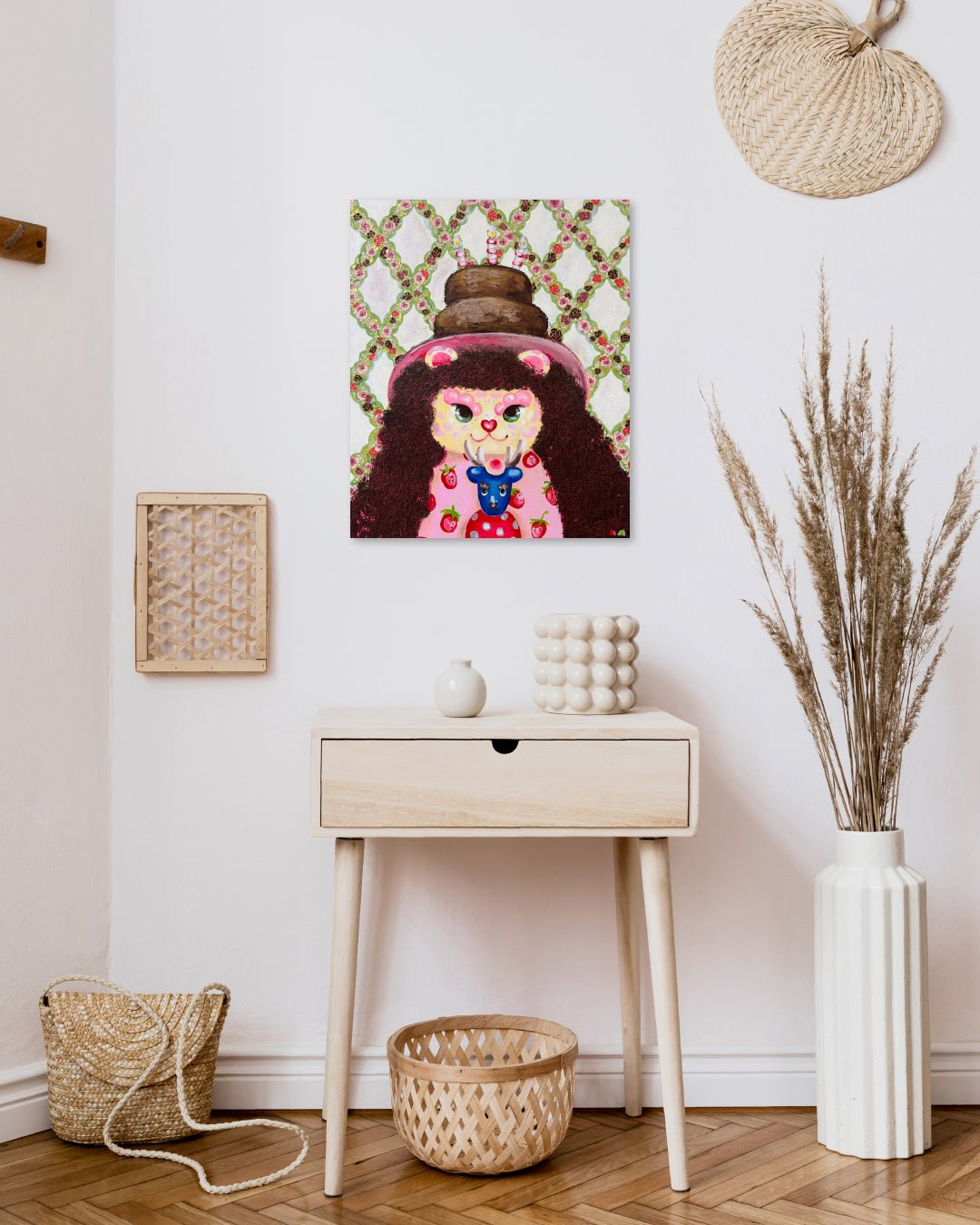 korean art, i'm your strawberry cake - DOKHBI $1000 ARTWORKS Leeseo Noh