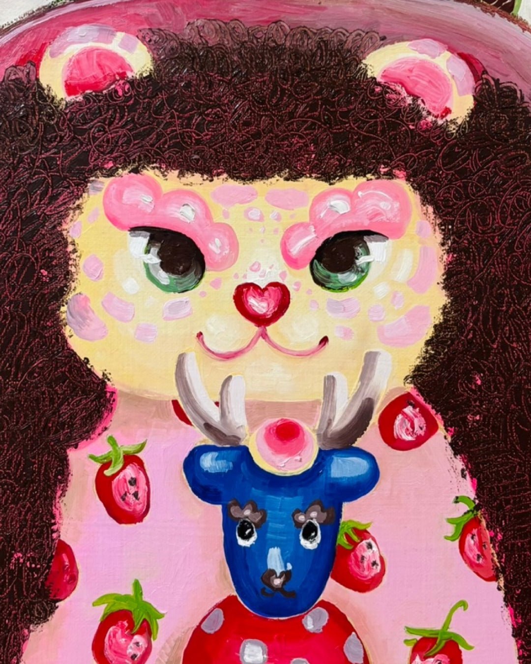 korean art, i'm your strawberry cake - DOKHBI $1000 ARTWORKS Leeseo Noh