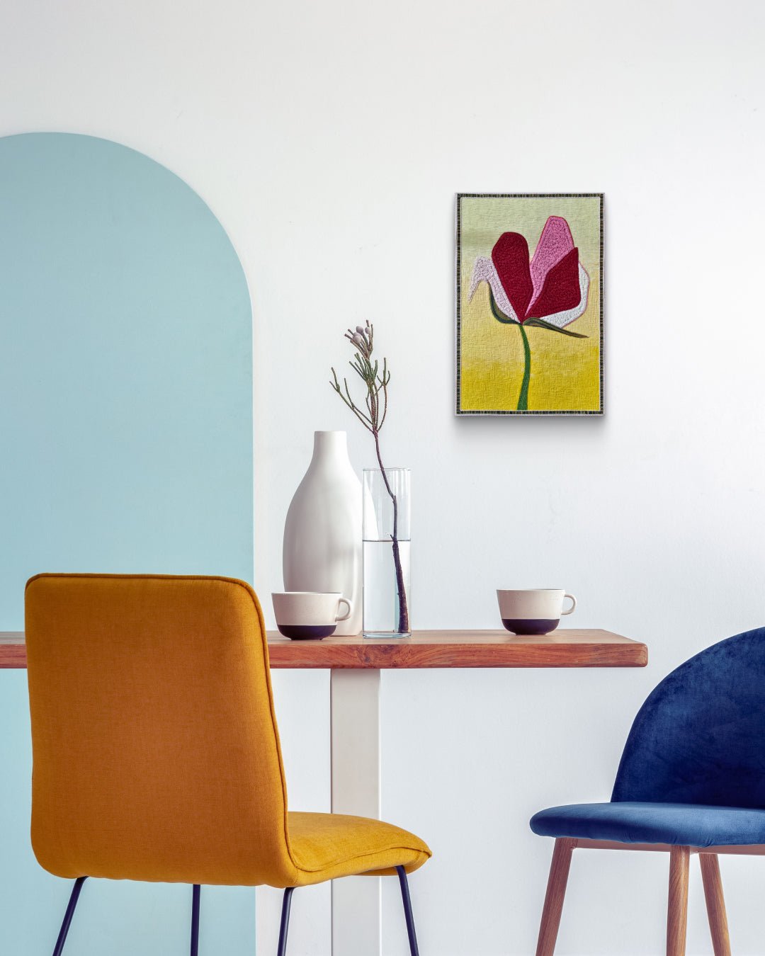 korean art, Imaginary Flower 001 (Yellow) - DOKHBI $1000 ARTWORKS Lee Yu-mi (Haerang)