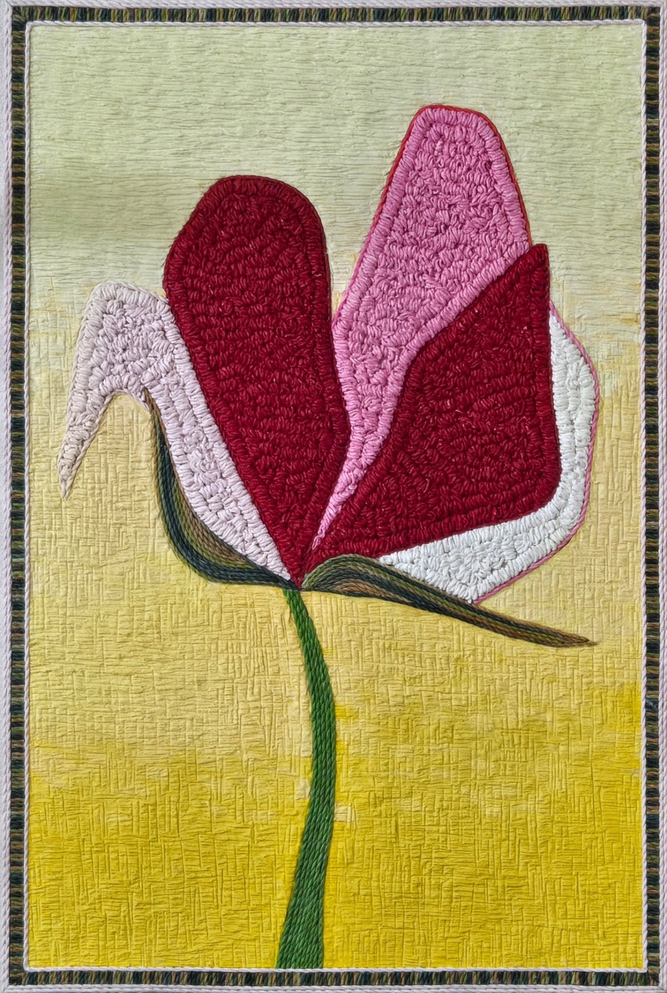 korean art, Imaginary Flower 001 (Yellow) - DOKHBI $1000 ARTWORKS Lee Yu-mi (Haerang)