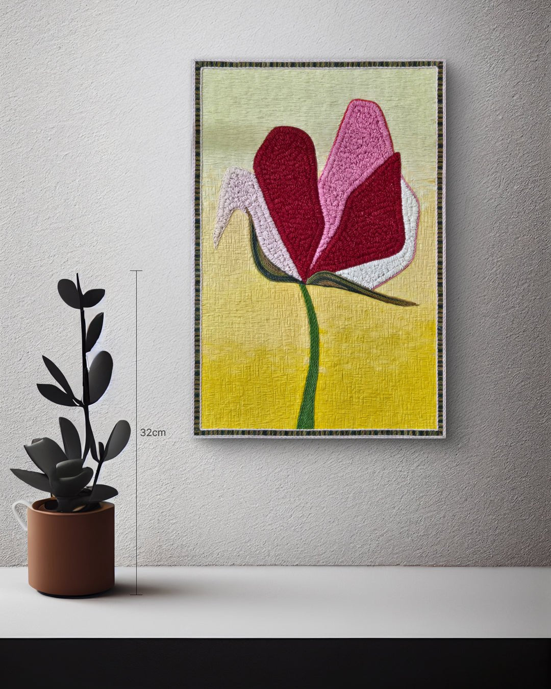 korean art, Imaginary Flower 001 (Yellow) - DOKHBI $1000 ARTWORKS Lee Yu-mi (Haerang)