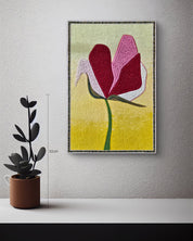 korean art, Imaginary Flower 001 (Yellow) - DOKHBI $1000 ARTWORKS Lee Yu-mi (Haerang)