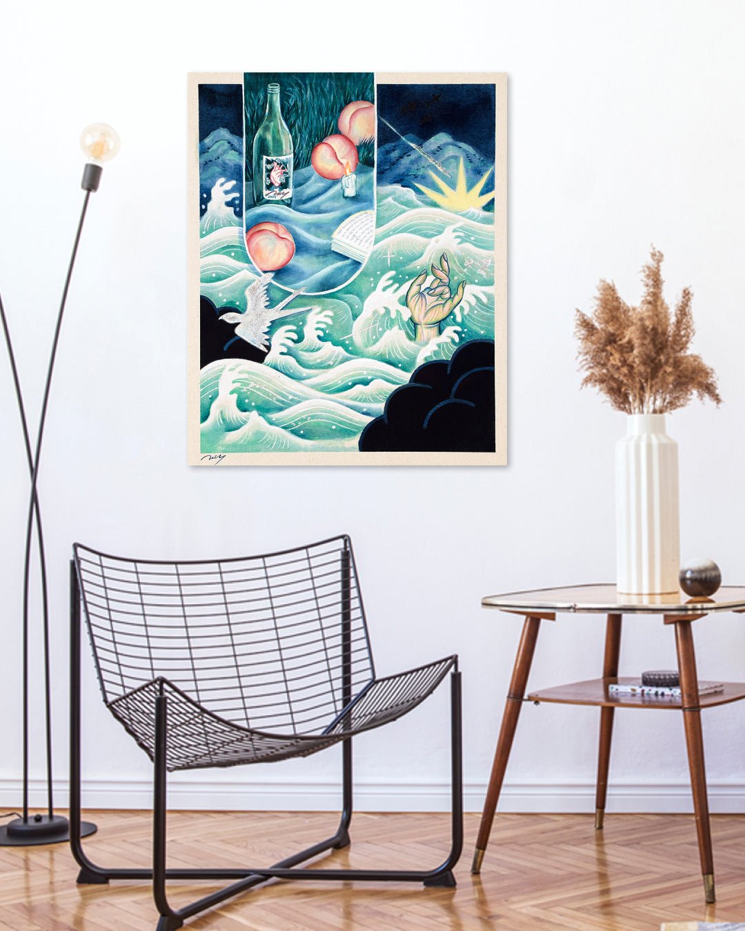 korean art, Incident beyond the window - DOKHBI $1000 ARTWORKS Han Hye Soo