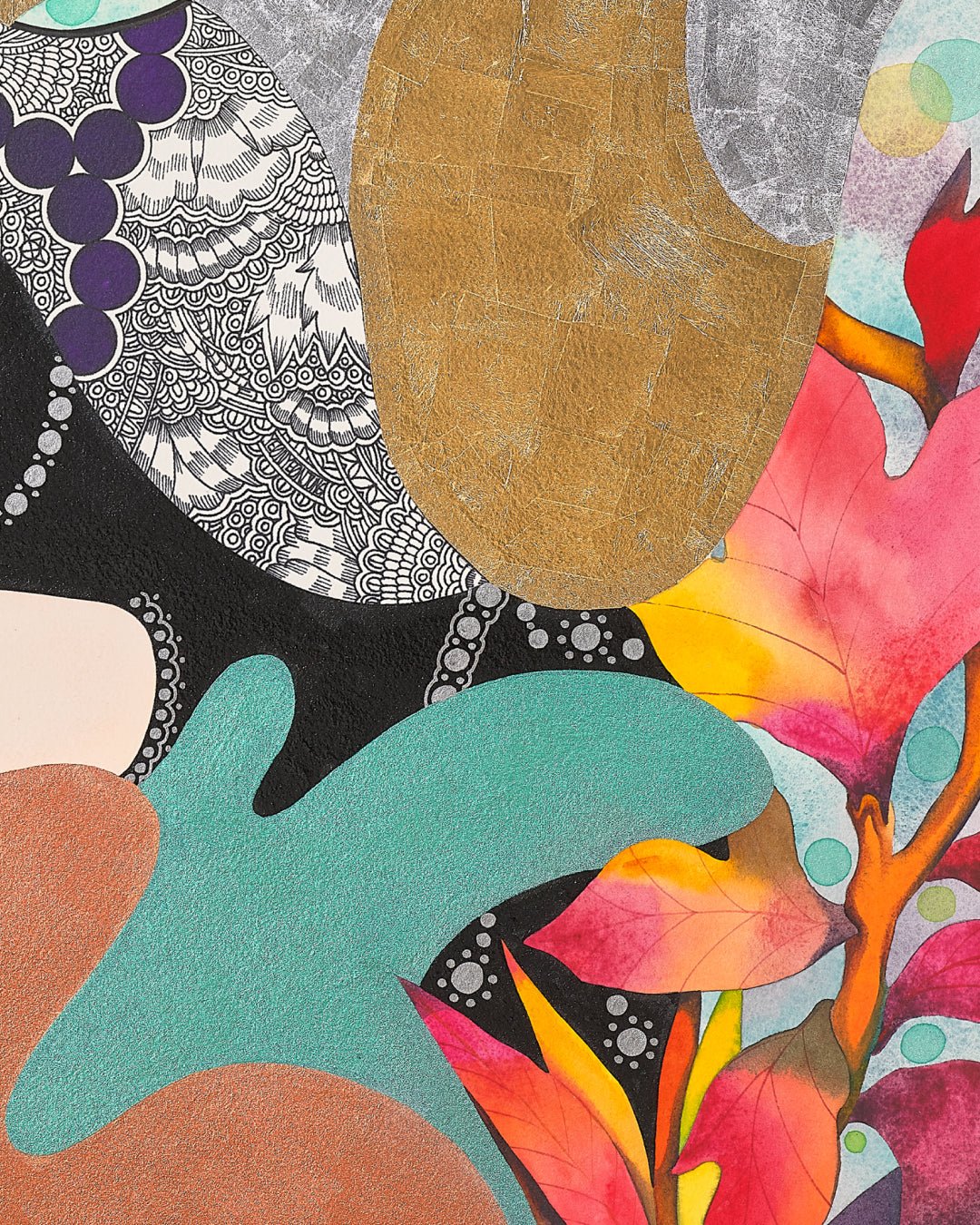 korean art, Insomnie - DOKHBI ARTWORKS Mixed Media Painting