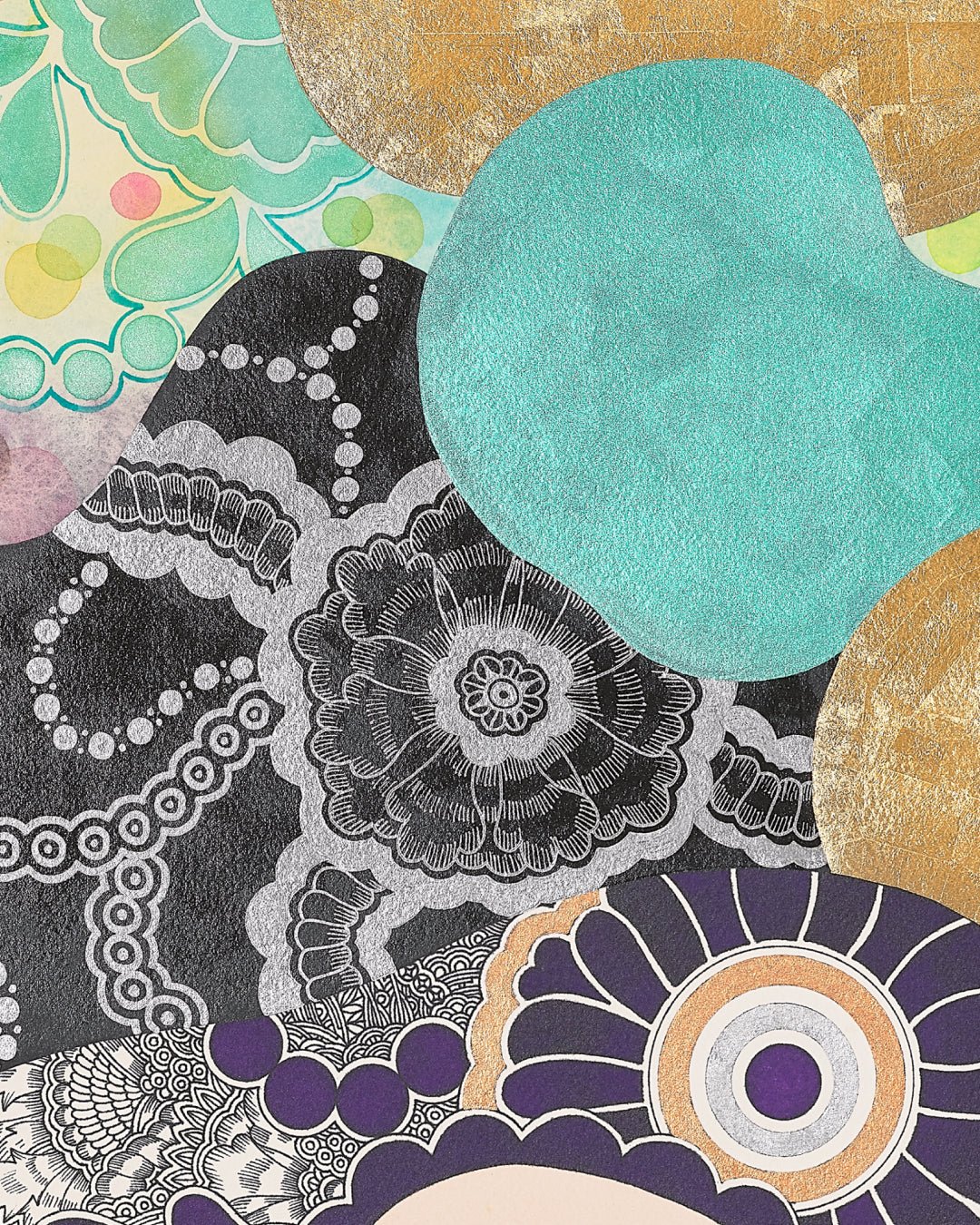 korean art, Insomnie - DOKHBI ARTWORKS Mixed Media Painting