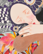 korean art, Insomnie - DOKHBI ARTWORKS Mixed Media Painting