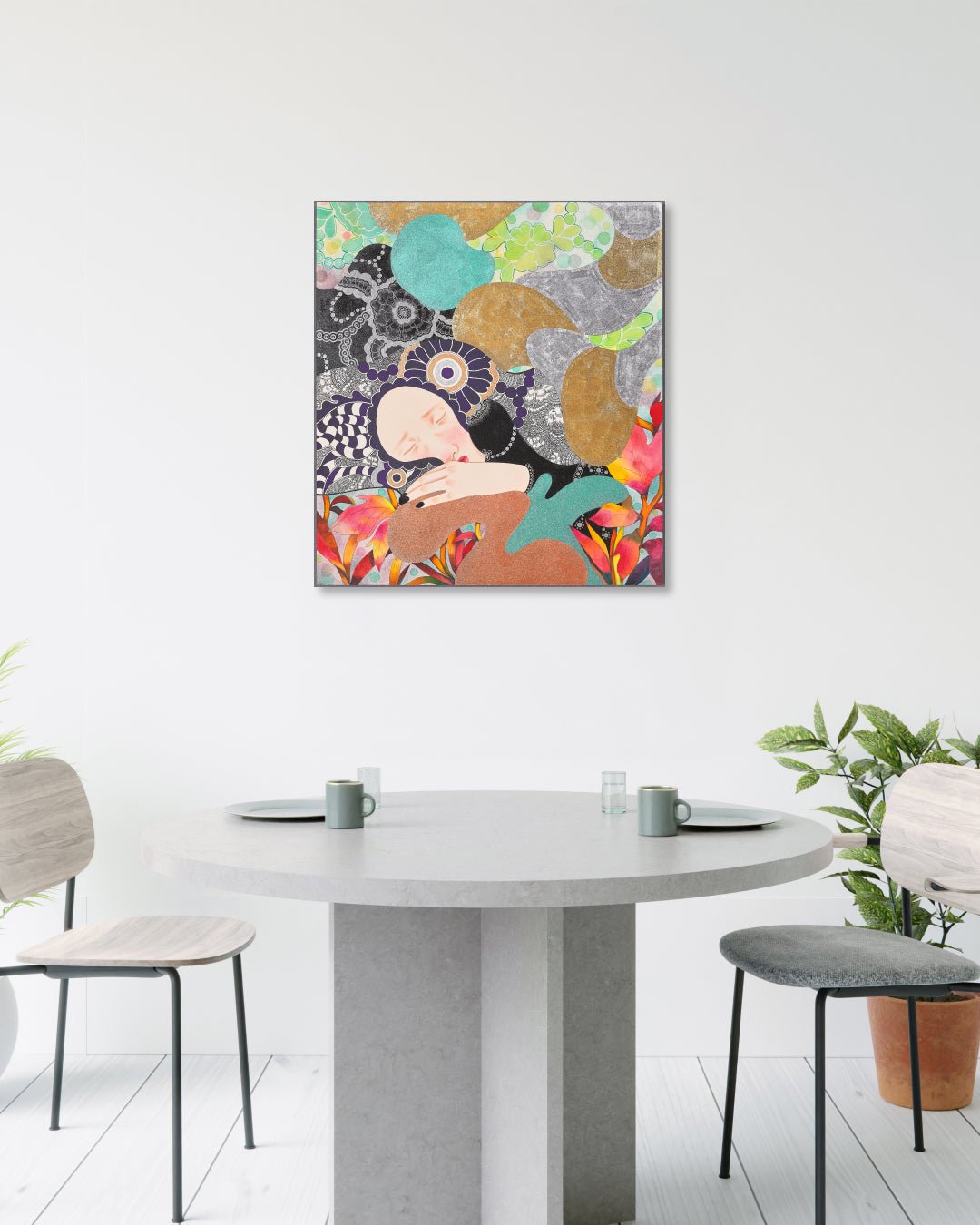 korean art, Insomnie - DOKHBI ARTWORKS Mixed Media Painting