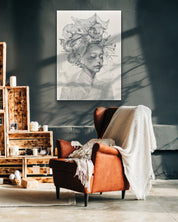 Korean contemporary graphite drawing INSTG Series#D2552 by Lee.K, interior wall art decor