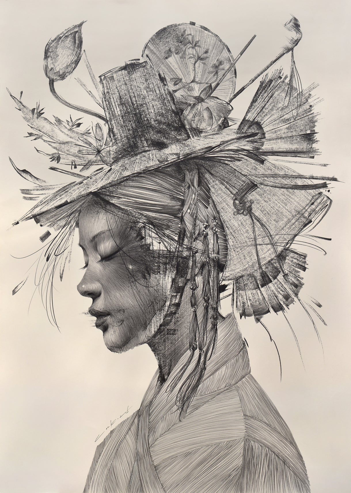 korean art, INSTG SeriesD2554 - DOKHBI ARTWORKS Lee.K Painting