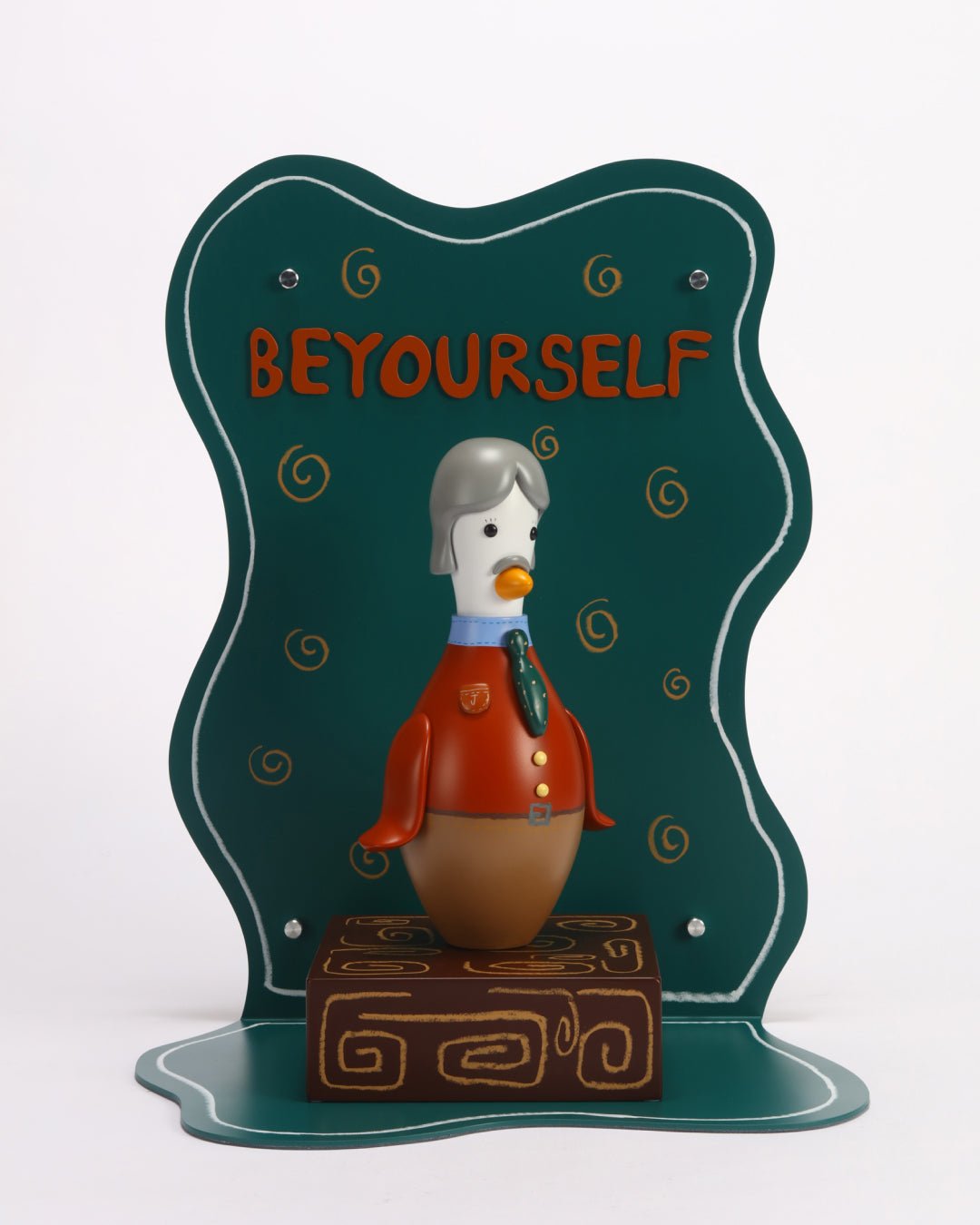 korean art, Jim (Classic Man) - DOKHBI Jung Seyoon Mixed Media Sculptures & Statues