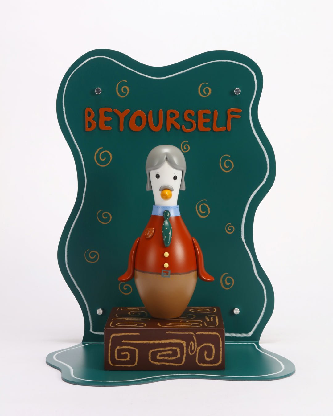 korean art, Jim (Classic Man) - DOKHBI Jung Seyoon Mixed Media Sculptures & Statues