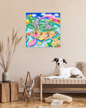 korean art, Journey to Paradise - DOKHBI Aira Choi ARTWORKS Painting