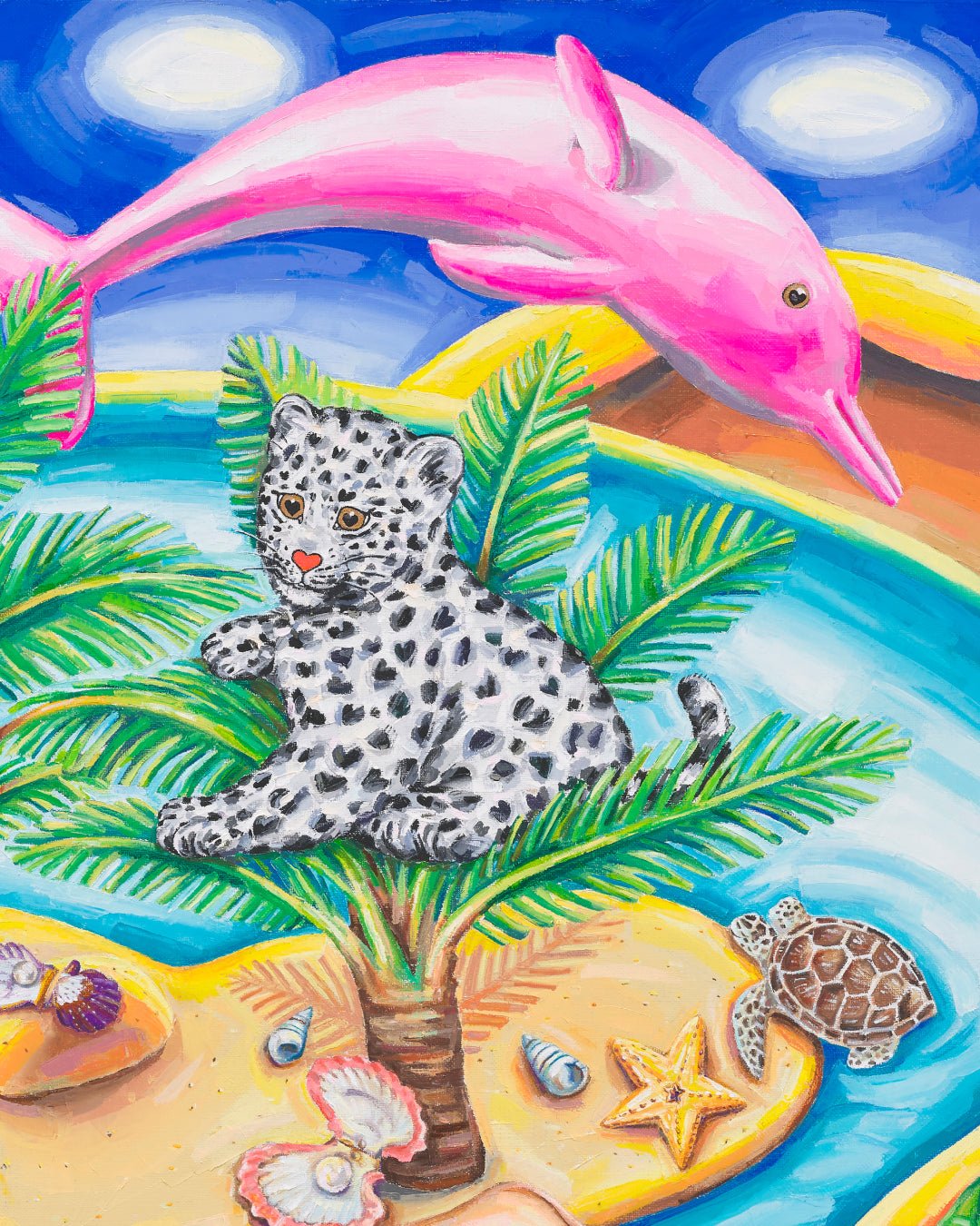 korean art, Journey to Paradise - DOKHBI Aira Choi ARTWORKS Painting