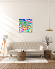 korean art, Journey to Paradise - DOKHBI Aira Choi ARTWORKS Painting