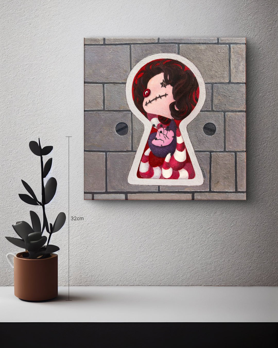 korean art, keyhole - DOKHBI $1000 ARTWORKS EunBong