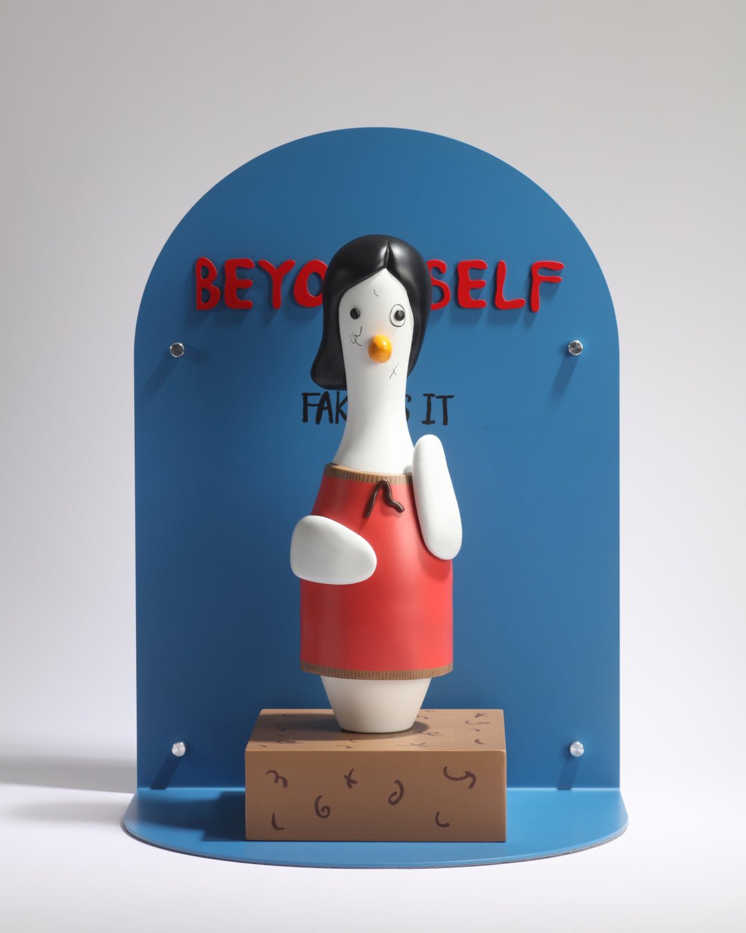 korean art, Laura (Woman) - DOKHBI Jung Seyoon Mixed Media Sculptures & Statues