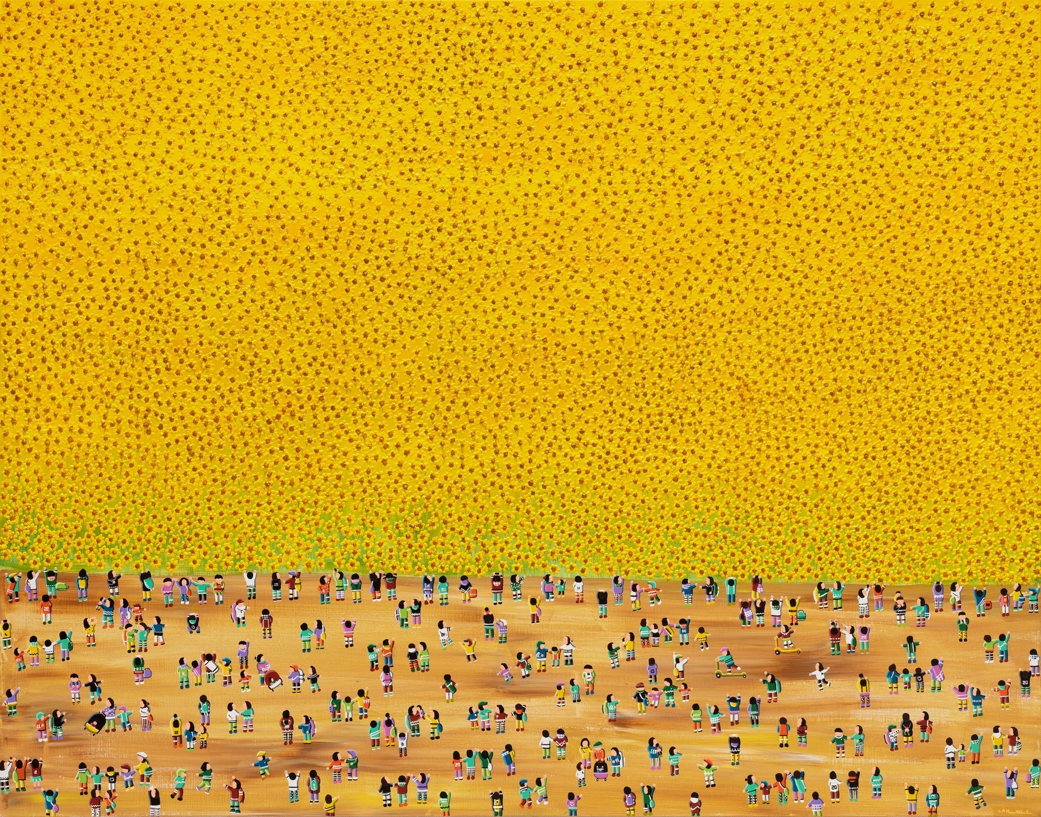 korean art, Life & Luck - DOKHBI ARTWORKS Lee Kyoung Hyun Painting