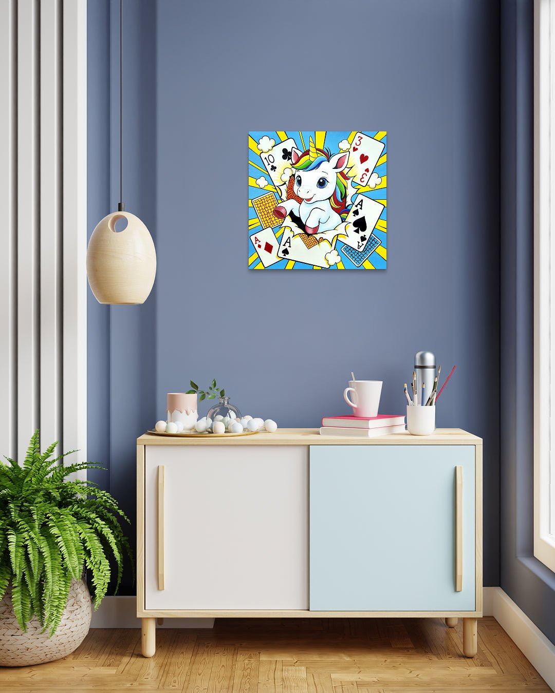 korean art, LOVE I - DOKHBI ARTWORKS Jeon Byung Taek Painting ARTWORKS dokkaebi dokebi k - art Korean contemporary painting LOVE I by Jeon Byung Taek, interior wall art decor DOKHBI