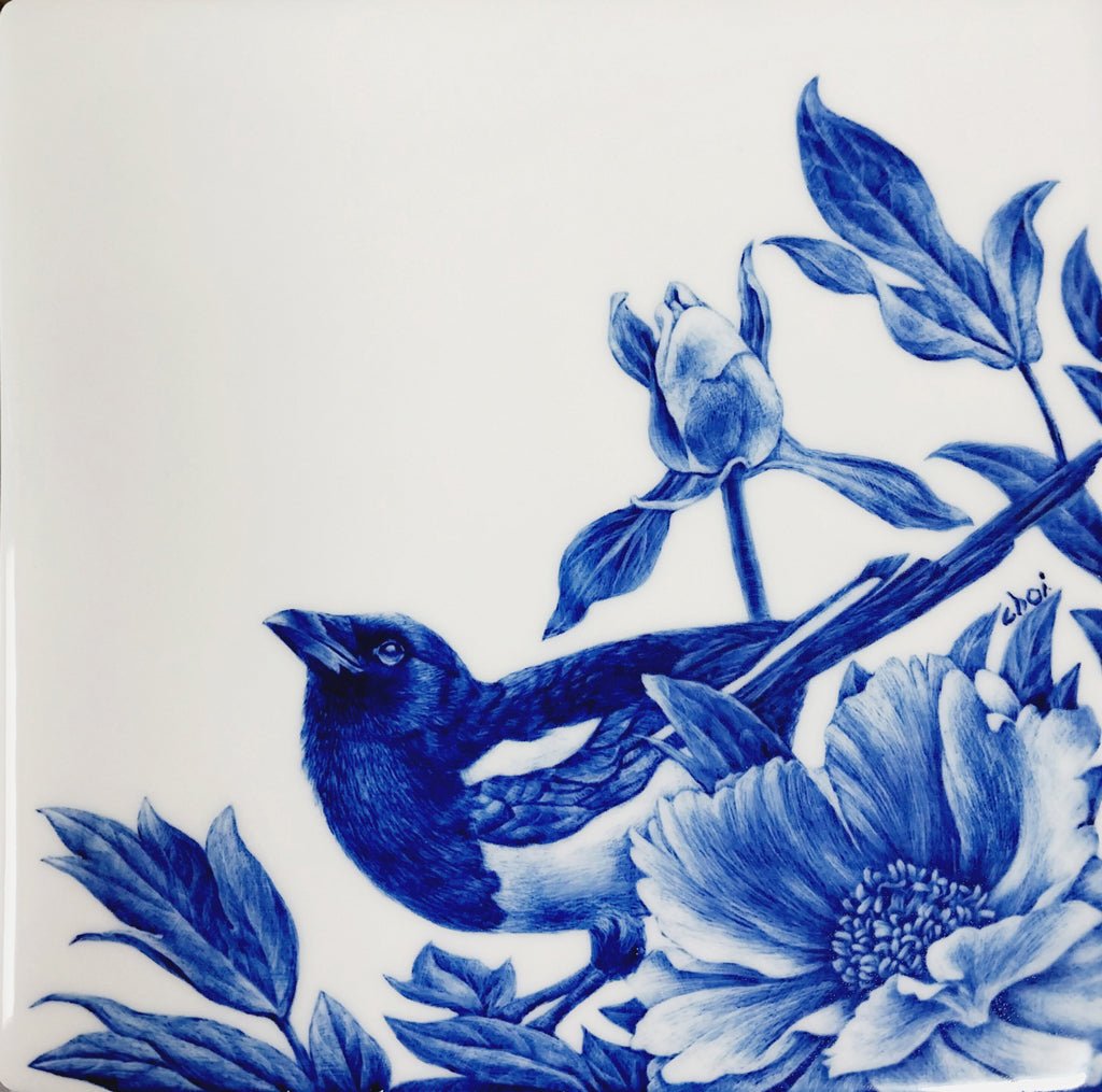 korean art, Lovely Blue Eve - DOKHBI $1000 ARTWORKS CHOI WONSUN ARTWORKS dokkaebi dokebi k - art Lovely Blue Eve DOKHBI