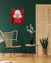 korean art, Lucia in the Red Field - DOKHBI $1000 ARTWORKS Jineui Heo ARTWORKS dokkaebi dokebi k - art Lucia in the Red Field DOKHBI