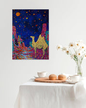 korean art, Making a Wish - DOKHBI ARTWORKS Mixed Media Painting