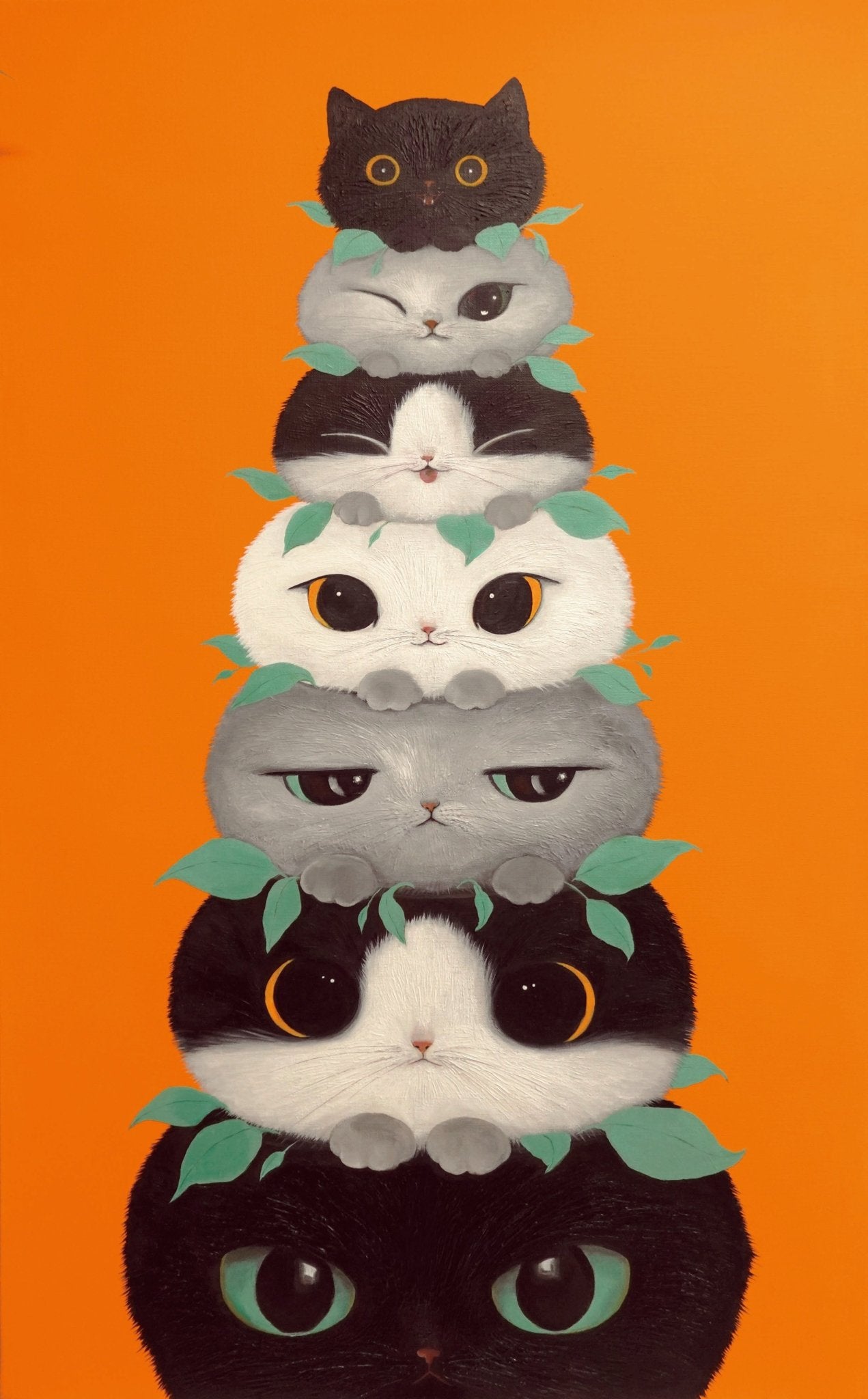 korean art, Matryoshka 2 - DOKHBI ARTWORKS ASEUM Painting