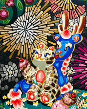 korean art, midnight picnic - DOKHBI $1000 ARTWORKS Leeseo Noh