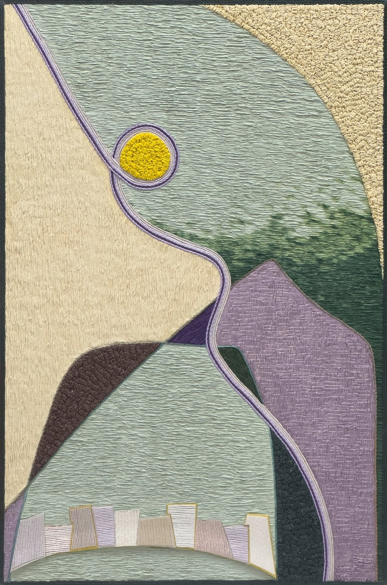 Morning - Hanji and Bimji on panel 60.6×40.9cm by Lee Yu-mi (Haerang), Korean Contemporary Art 2024