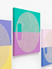 korean art, My Colour Palette VG.LS - DOKHBI ARTWORKS Jiyeon Han Mixed Media