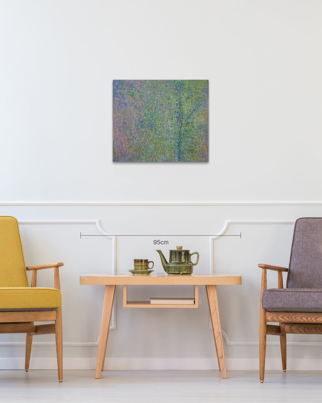 Nature Screen size reference 45.5x53cm - original Korean painting by Bae Jae-yeol